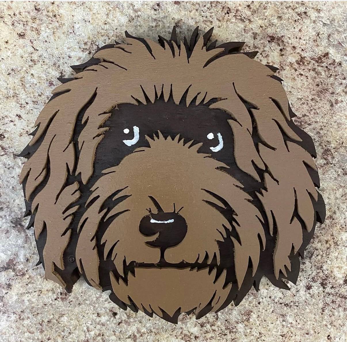 Goldendoodle Dog Portrait
