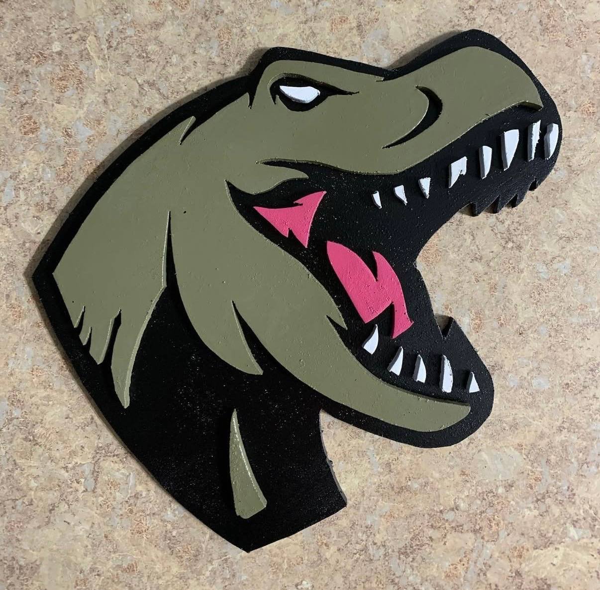 T-Rex Dinosaur Wall Art